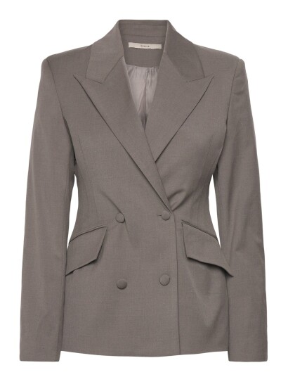 REMAIN Birger Christensen Fitted Blazer Grey 32 REMAIN Birger Christensen Fitted Blazer Grey 32