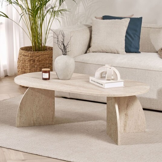HomitiSalongbord Melina Beige