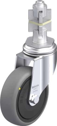 Blickle 739955 Lkra-Tpa 101Kf-11-Els-E17 Hjul - Hjuldiameter 100 Mm, Bæreevne Maks. 70 Kg (1 Stk.)