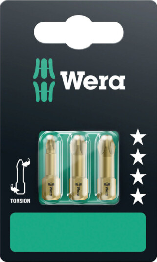Wera 855/1 TH SB Bits 3 pc(s) PZ 1/2/3 Wera 855/1 TH SB Bits 3 pc(s) PZ 1/2/3