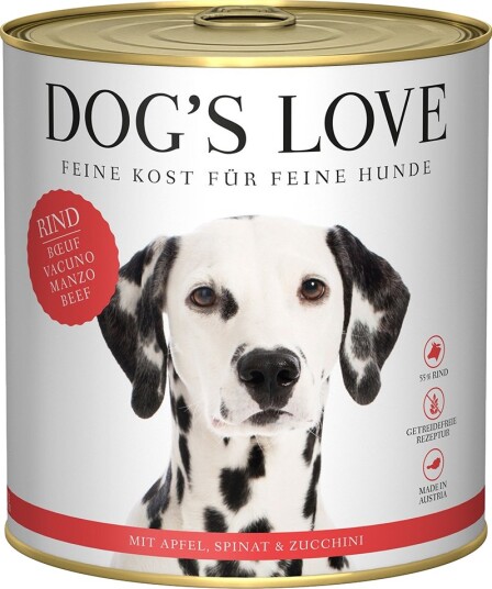 Dog´S Love Våtfôr Adult Storfe 6 X 800 G
