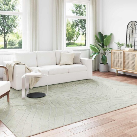  Områdetepper Rektangulær PALMERAS grønn 200 x 280 cm Polyester