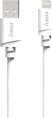 Hama 00201802 3 M Lightning Usb A Hankjønn Hankjønn Hvit