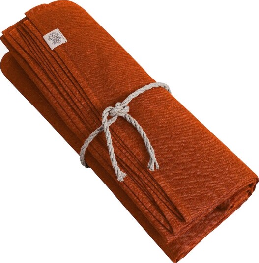 Lovely Linen Duk Classic i manglet lin Rød Lovely Linen Duk Classic i manglet lin Rød
