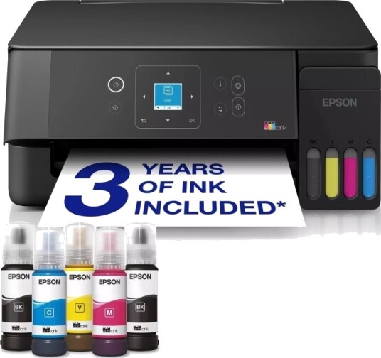 Epson Tiskárna Ink Ecotank L3361, A4, Lcd Displej, Apple Airprint, Wi-Fi, Záruka 5 Let Po Registraci Zdarma