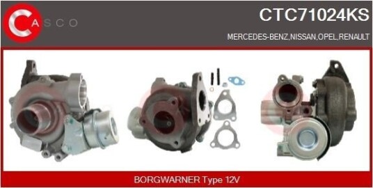 Turbolader CASCO CTC71024KS