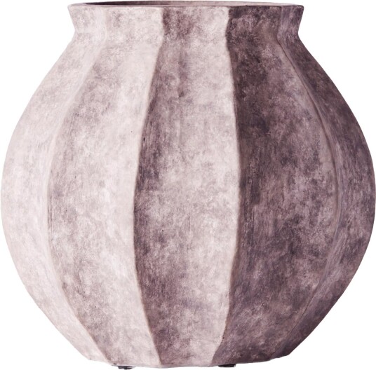 Dusty Deco Wedges Vase Grey Vaser Grå