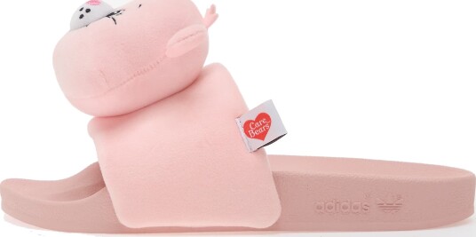 Joggesko adidas x Care Bears Adilette Slides Clear Pink/ Ftwr White/ Lucid Pink EUR 9