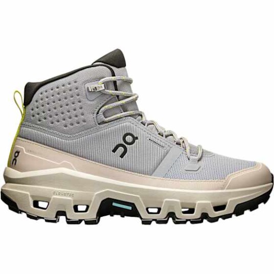 On Women"s Cloudrock Mid Waterproof Alloy/Ice 38