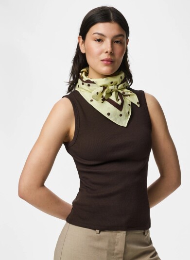 Pieces Pcphiline Square Scarf Bc Cream ONE SIZE