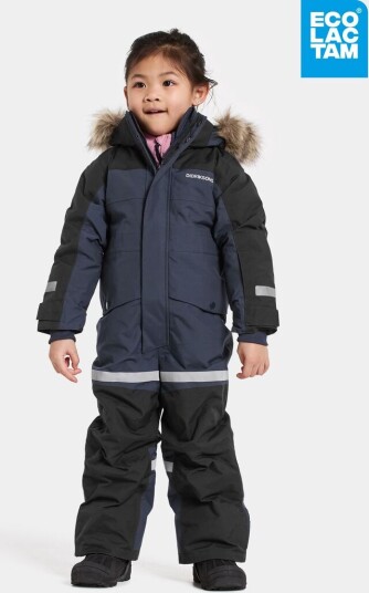 Didriksons Bjärven Kids' Coverall Navy