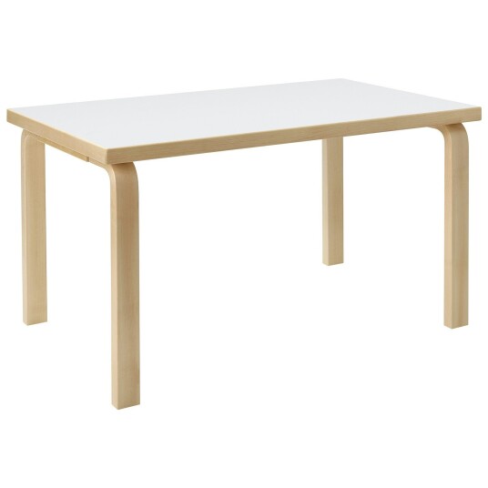 Artek Aalto 80B Bord Rektangulær 60x100 cm Hvit Laminat