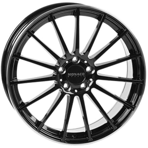MONACO WHEELS MC1 Black Lip Polished 8Jx18 5/112 ET45 B66.5 felegen