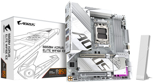 Gigabyte B850M Aorus Elite Hovedkort AM5 DDR5 WiFi 6E Micro-ATX Gigabyte B850M Aorus Elite Hovedkort AM5 DDR5 WiFi 6E Micro-ATX