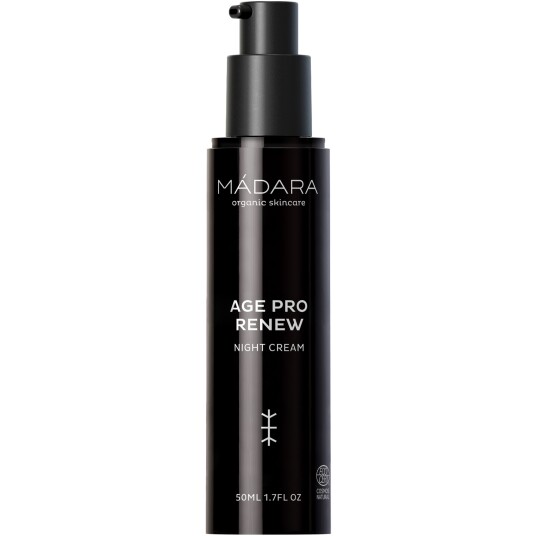 Mádara Age Pro Renew Nattkrem 50 ml - Fuktighetsgivende og Antirynke for Moden Hud