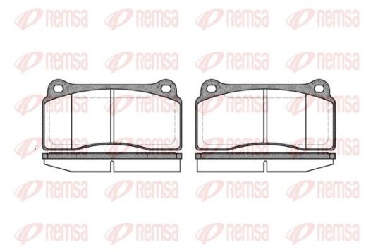 Bremseklosser REMSA 0983.00 Bremseklosser REMSA 0983.00