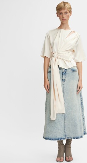 Gestuz Manulagz Hw Midi Skirt Blue 36