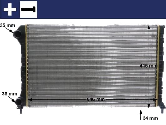 MAHLE CR 1447 000S Radiator motorkjøling