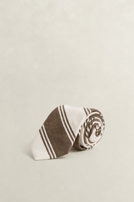 Gant Råsilkeslips CREAM ONESIZE Gant Råsilkeslips CREAM ONESIZE