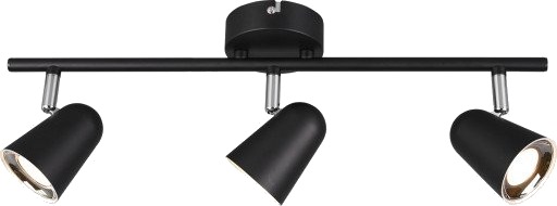 Trio Lighting Toulouse spotter i tak 3 spotter sort