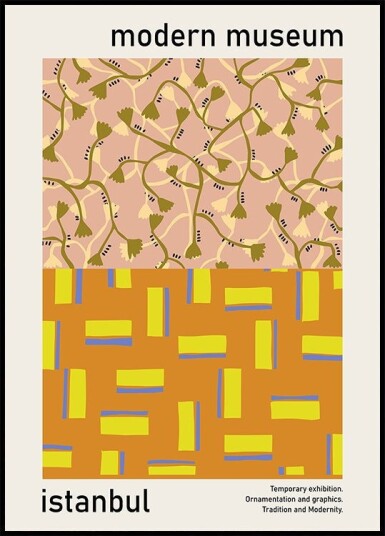 Modern Museum Istanbul Plakat / 40x50cm