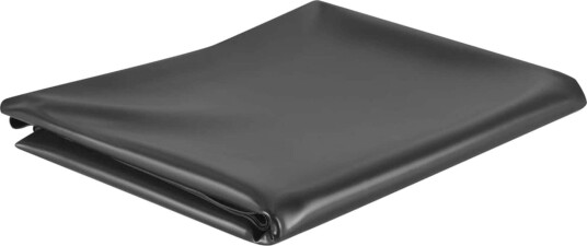 vidaXL Damfolie 6 x 6 m PVC 0,5 mm Svart