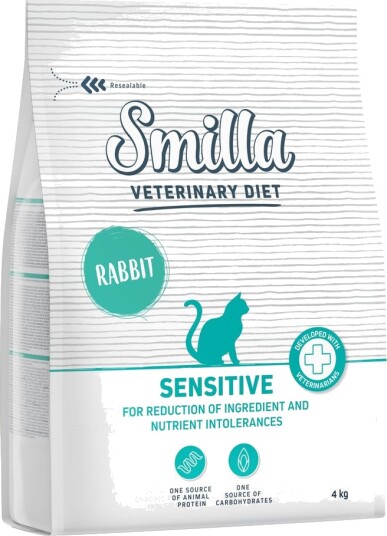 Smilla Veterinary Diet Tørrfôr Veterinary Diet Sensitive Rabbit 2 X 4 kg