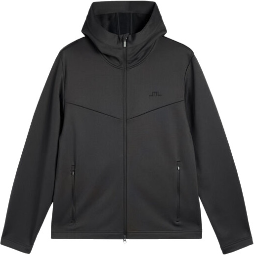 J.Lindeberg Men´s Maclean Zip Hood Black XXL J.Lindeberg Men´s Maclean Zip Hood Black XXL