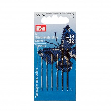 Prym Strameinåler uten Spiss Stål Sølv 0,90x40mm Str 22 6 stk Prym Strameinåler uten Spiss Stål Sølv 0,90x40mm Str 22 6 stk
