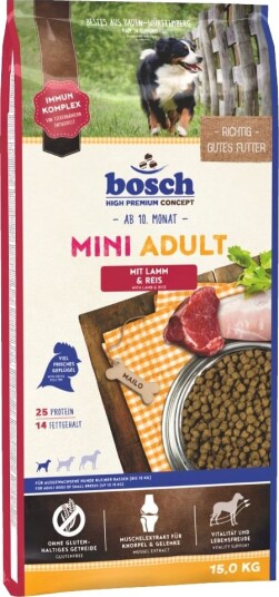 Bosch Adult Mini Lam & Ris 2 X 15 kg