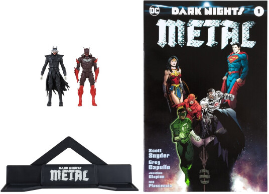 DC Direct Dark Knights Metal #1 Page Punchers Batman who Laughs & Red Death Figure 2Pack with Comic DC Direct Dark Knights Metal #1 Page Punchers Batman who Laughs & Red Death Figure 2Pack with Comic