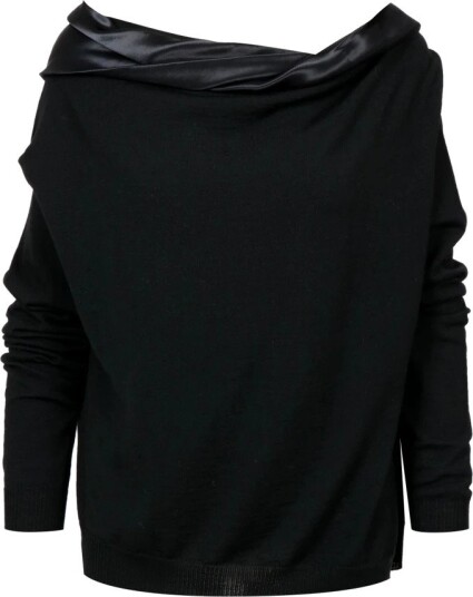 Alberta Ferretti Dame Strikkevarer Svart M,