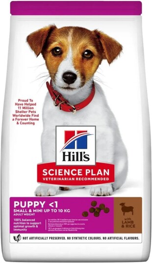 Hill's tørrfôr Puppy Sp C Small mini Og Ris Lam 3 Kg