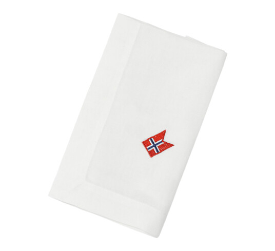 Langkilde & Søn Serviett med norsk flagg Langkilde & Søn Serviett med norsk flagg