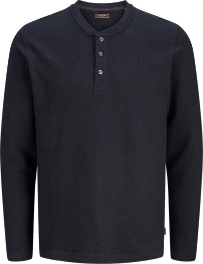 Jack & Jones Jprbluasher Ls Henley Tee DARK NAVY M