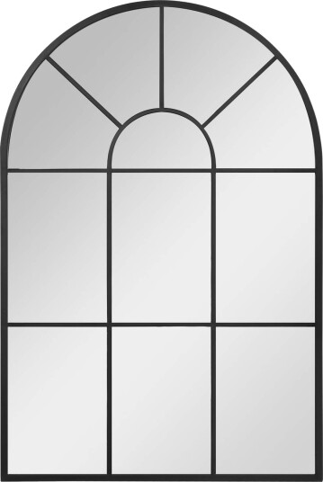 Buet Veggspeil Sort Metall 91x60 cm Buet Veggspeil Sort Metall 91x60 cm