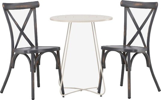 Venture Home Spisegruppe Bacong med 2 stk spisestoler Tablas Beige Venture Home Spisegruppe Bacong med 2 stk spisestoler Tablas Beige