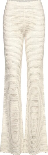 Monki Knitted Trousers   Cream   S