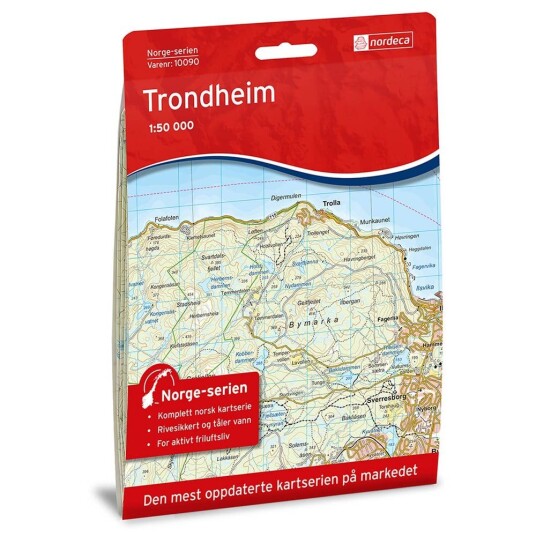 Nordeca Trondheim Norge-serien 1:50 000 Nordeca Trondheim Norge-serien 1:50 000