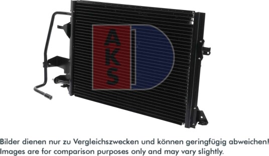 Kondensator klimaanlegg AKS DASIS 092480N Kondensator klimaanlegg AKS DASIS 092480N