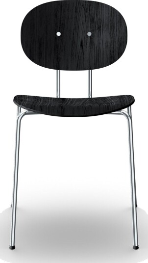 Sibast Furniture Sibast Møbler Piet Hein Spisestol Krom Sort