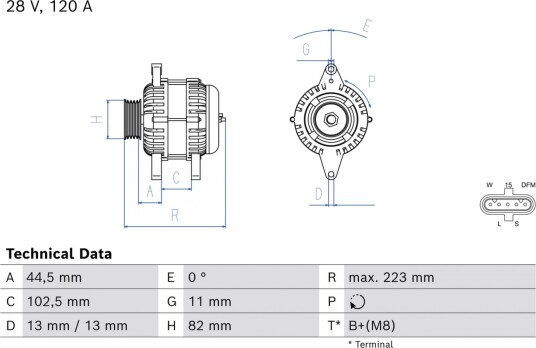 Dynamo BOSCH 0 986 086 170
