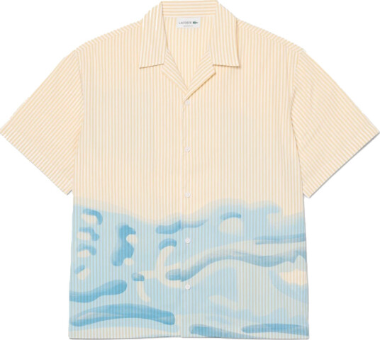 Lacoste Herre Skjorter Flerfarget L,