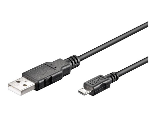 MicroConnect 1.8 m USB-kabel for Micro-USB B, Hvit