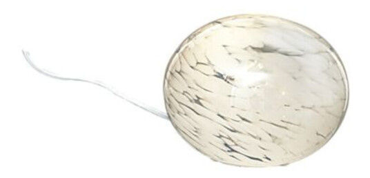 Globus bordlampe 18 cm Hvit prikkete Globus bordlampe 18 cm Hvit prikkete