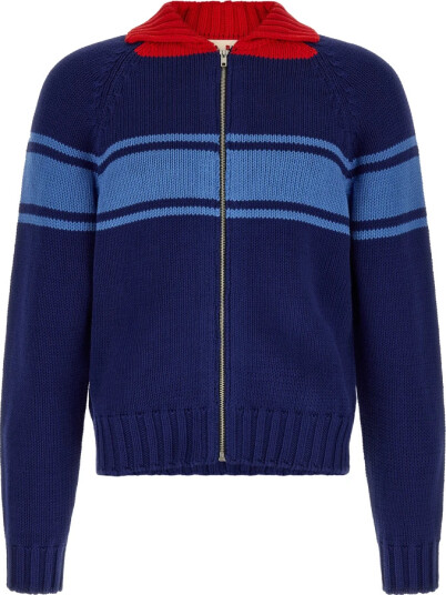 Marni Herre Strikkevarer Blå 2XL,