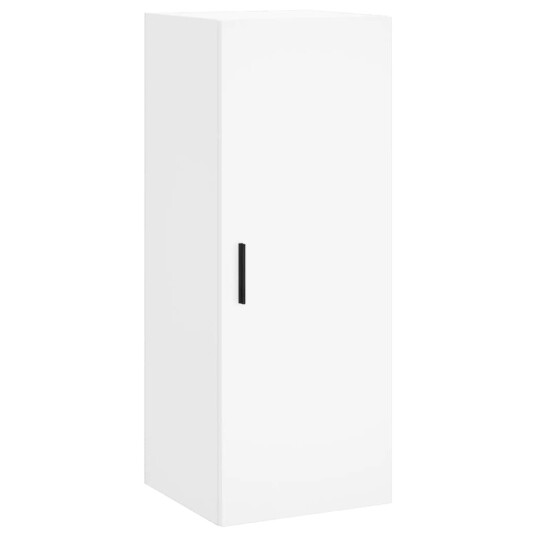 vidaXL Highboard hvit 34,5x34x180 cm konstruert tre 8720845484156