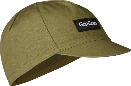 Gripgrab Classic Cotton Cycling Cap Olive Green S/M