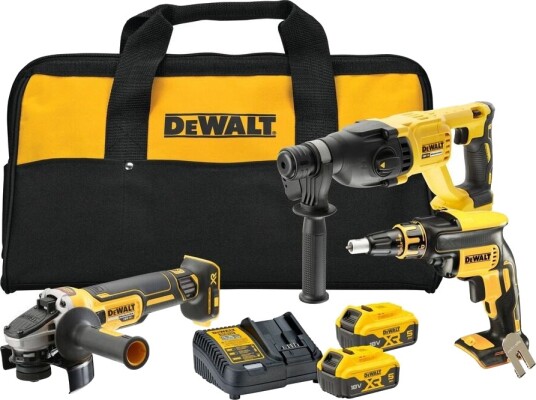 DeWalt Kombopakke 3-Verktøy Inkl. DCF620 Gipsskrutrekker 18V