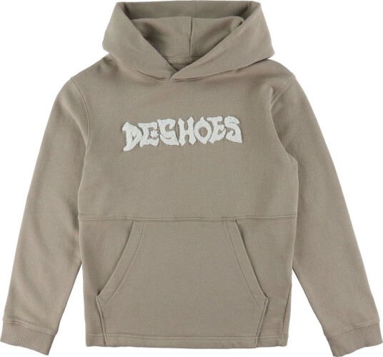DC Sko Hettegenser Mørtel Servise m. Hvit DC 16 år 176 Hettegenser Beige